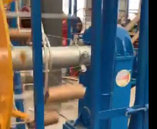 安裝在昆明三川電線電纜有限公司 成纜機(jī)CL630-1+6GR型